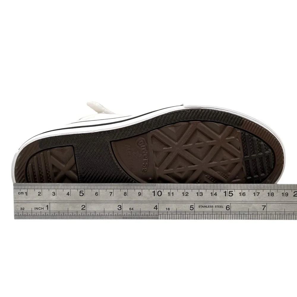 Converse Chuck Taylor Girls Hi Top Slip-on Sneakers Size 11 White Doodle Star - Picture 10 of 12